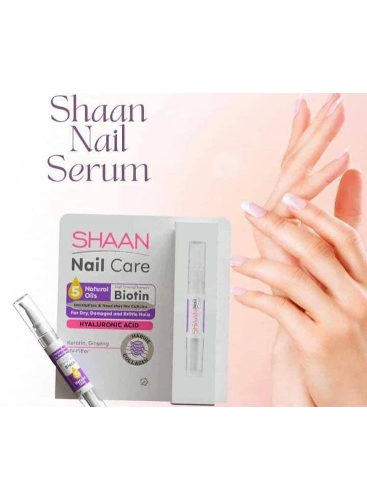Shan Shaan Nail Care Serum: Strengthens, Lengthens, and Protects Nails with 5 Natural Oils (4ml) - Image 3